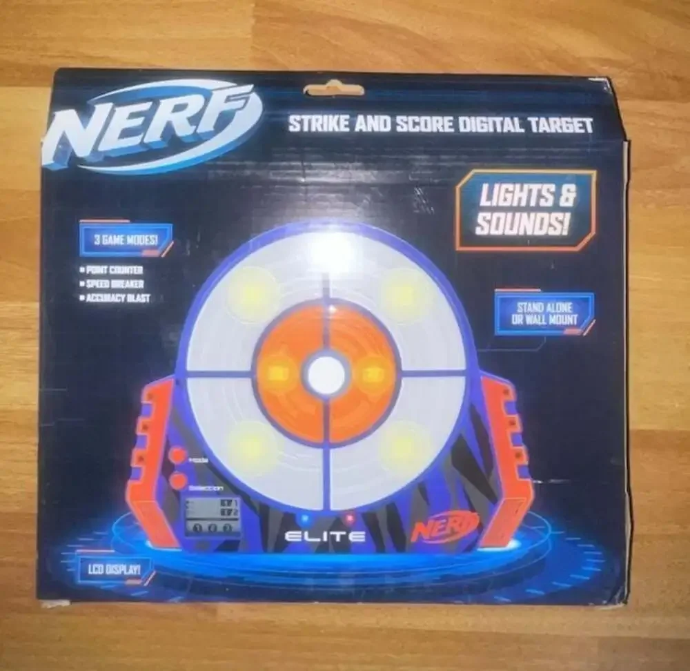 NERF Elite Strike and Score Digital Target with LCD Display